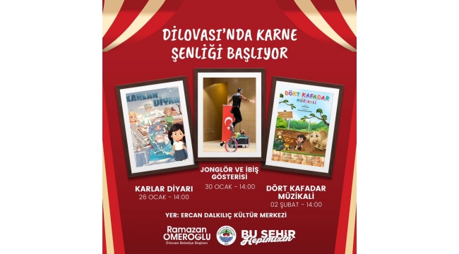 Dilovası'nda karne şenliği başlıyor