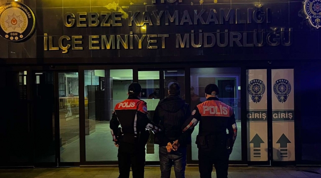 Gebze polisi o hırsızı yakalandı